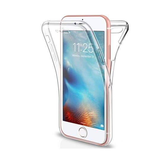 Capa de Silicone 360º para Apple iPhone 6g/6s Transparente